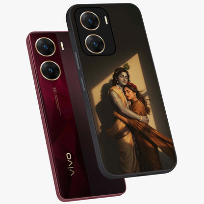 Divine Eternal Love Glass Case displayed in angled mockup highlighting elegant divine inspired design with peaceful aesthetic.