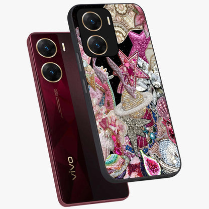 Starlit Jewel Dream Glass Case displayed in angled mockup highlighting glowing celestial jewel design with dreamy aesthetic.