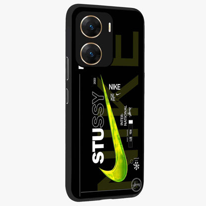 Neon Street Edition Glass Case upright view showcasing colorful neon artwork with modern street culture theme.