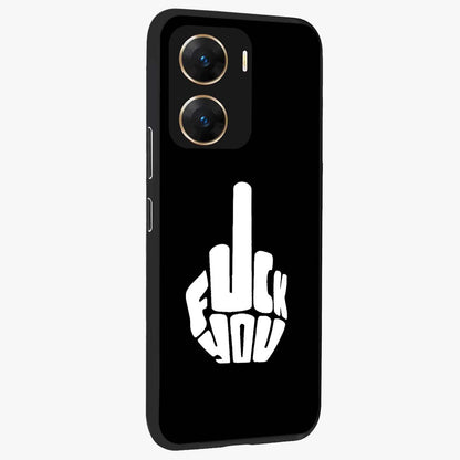 Rebel Mode On Glass Case upright view showcasing striking statement artwork with bold rebellious theme.