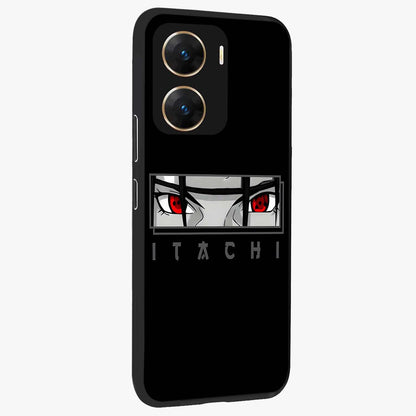 Scarlet Gaze Dominance Glass Case upright view showcasing powerful dramatic artwork with dominant artistic theme.