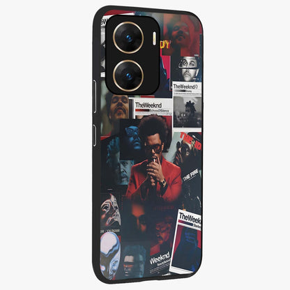 The Weeknd Glass Case upright view showcasing bold music themed artwork with contemporary artistic style.