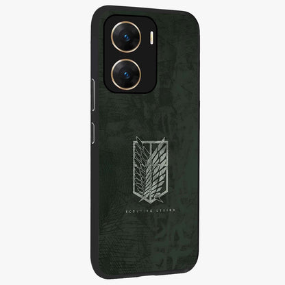 Wings Of Freedom Glass Case upright view showcasing powerful wings artwork with freedom themed design.