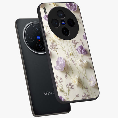 Lilac Breeze Harmony Glass Case displayed in angled mockup highlighting calm lilac breeze design with soothing aesthetic style.
