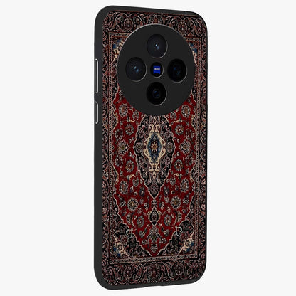 Heritage Carpet Royale Glass Case upright view showcasing detailed ornamental artwork with luxurious traditional theme.