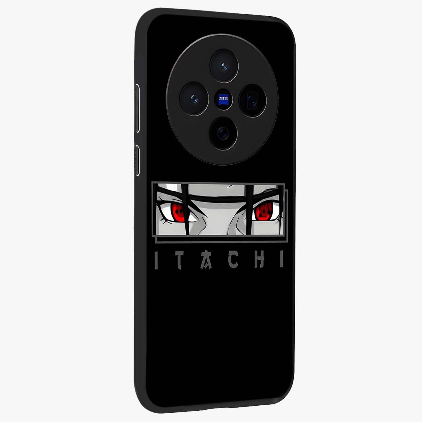 Scarlet Gaze Dominance Glass Case upright view showcasing powerful dramatic artwork with dominant artistic theme.