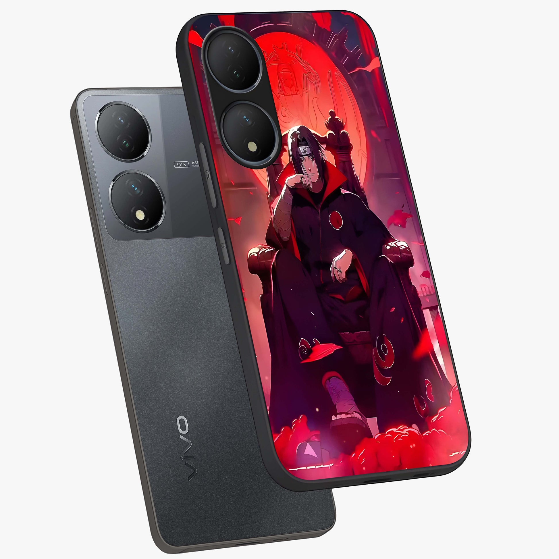 Blood Moon Sovereign Glass Case displayed in angled mockup highlighting dark celestial moon design and dramatic theme.