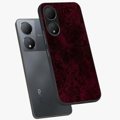 Crimson Fade Flow Glass Case displayed in angled mockup highlighting smooth gradient design with modern aesthetic style.