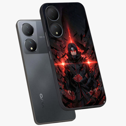Focused Blade Discipline Glass Case displayed in angled mockup highlighting clean minimal text artwork with modern aesthetic style.