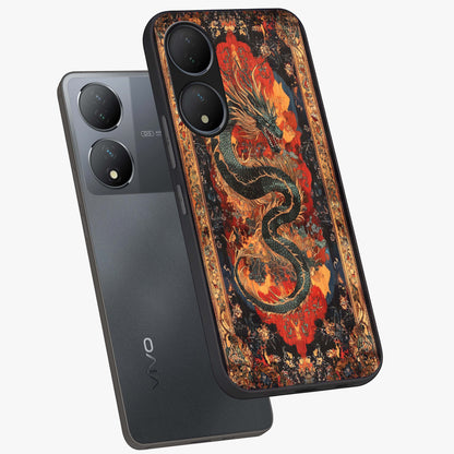 Inferno Dragon Soul Glass Case displayed in angled mockup highlighting powerful dragon illustration with inferno aesthetic.
