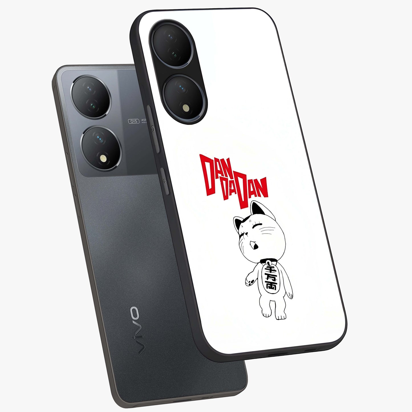 Playful Spirit Charm Glass Case displayed in angled mockup highlighting lively decorative design with playful aesthetic style.