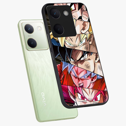 Anime Character Glass Case displayed in angled mockup highlighting colorful anime character illustration.