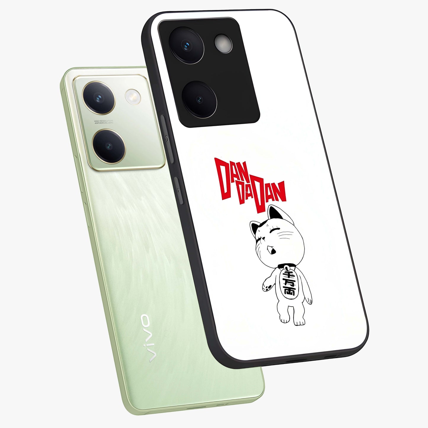 Playful Spirit Charm Glass Case displayed in angled mockup highlighting lively decorative design with playful aesthetic style.