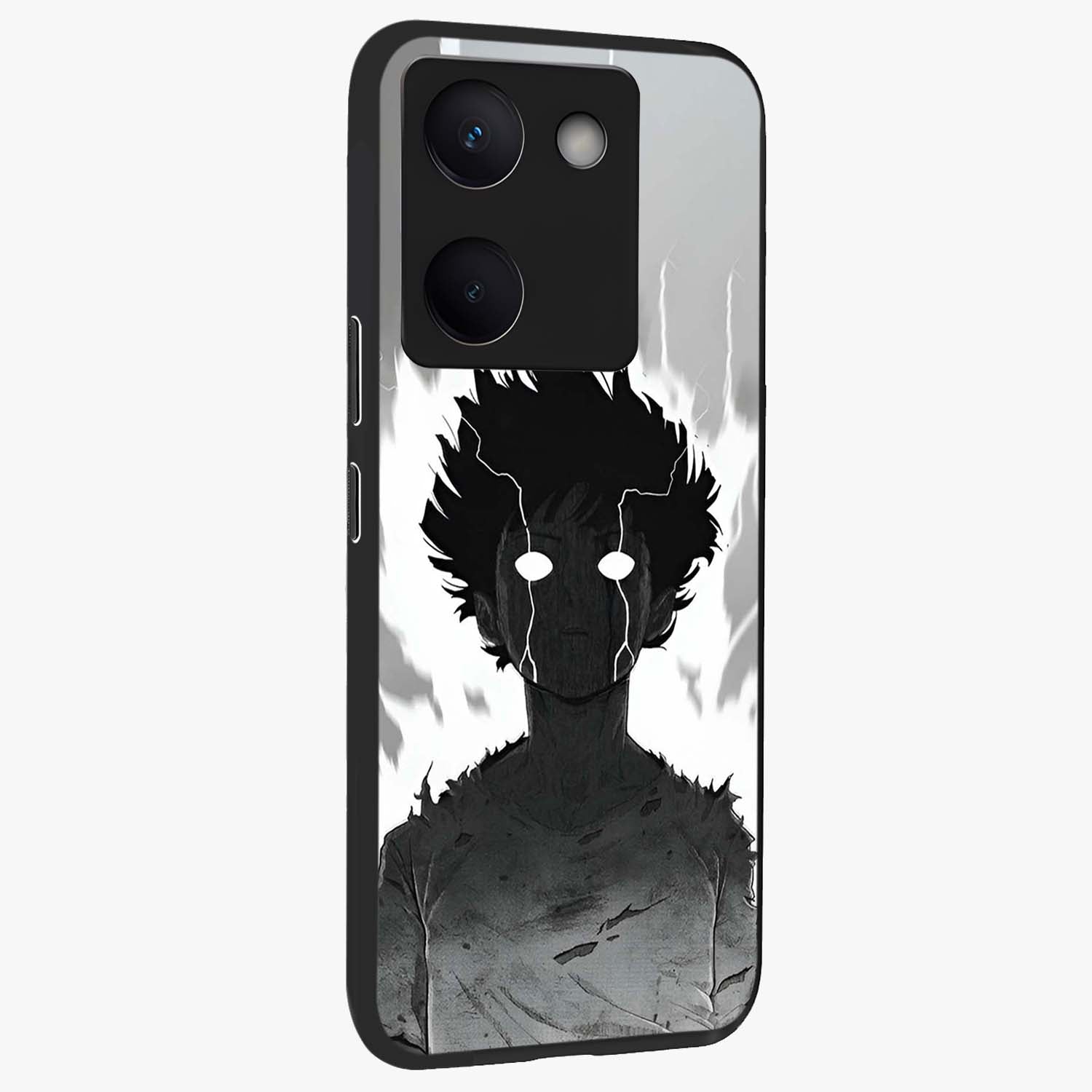 Awakened Inner Rage Glass Case upright view showcasing dramatic artwork with strong expressive aesthetic.