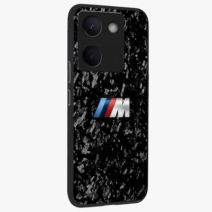 Carbon Speed Mark Glass Case upright view showcasing modern carbon speed graphic with bold automotive theme.