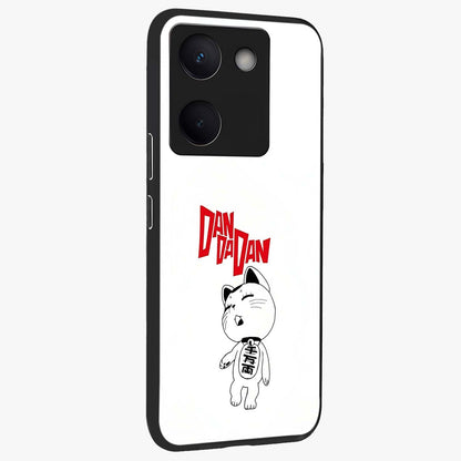 Playful Spirit Charm Glass Case upright view showcasing vibrant charm artwork with fun artistic theme.