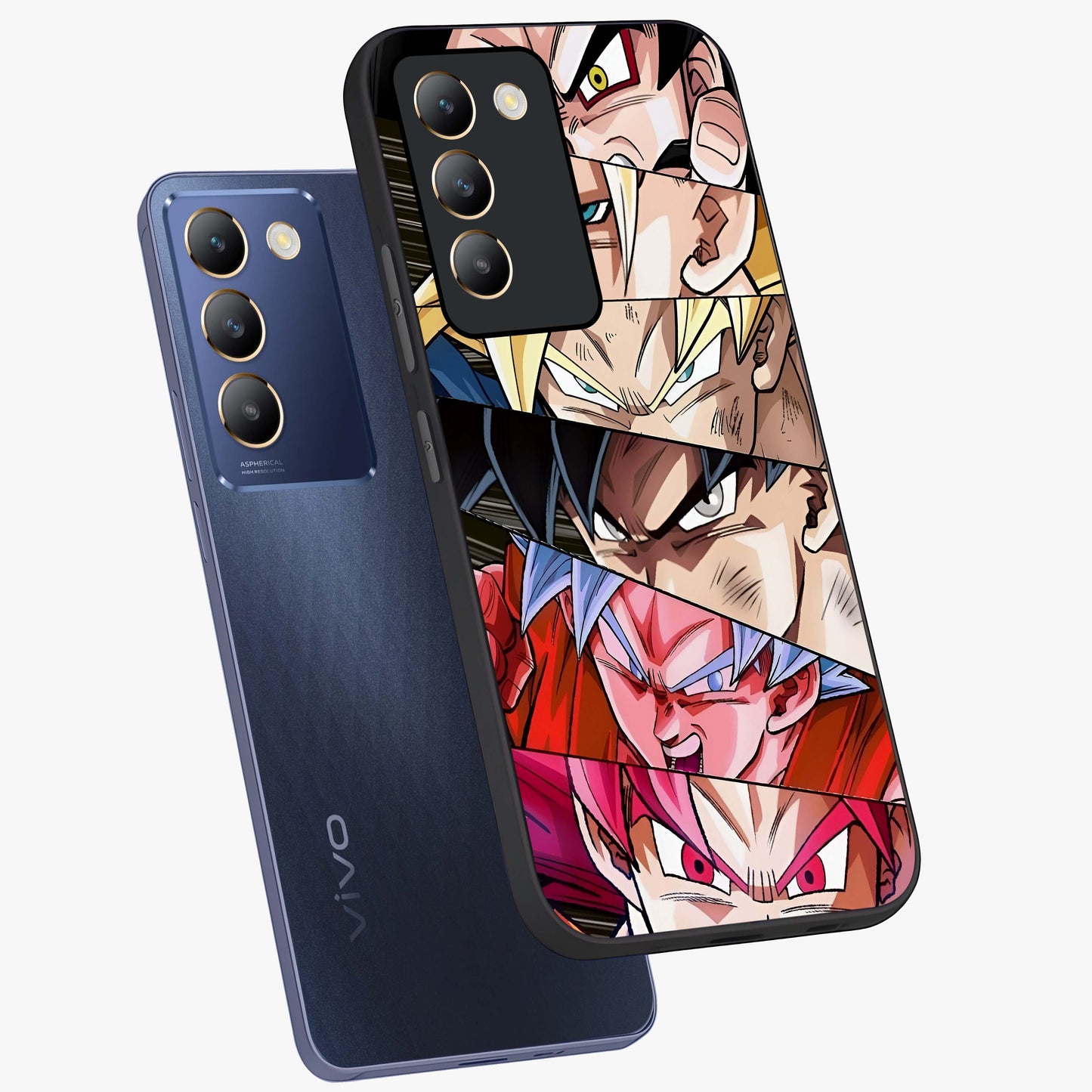 Anime Character Glass Case displayed in angled mockup highlighting colorful anime character illustration.