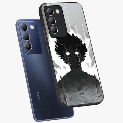 Awakened Inner Rage Glass Case displayed in angled mockup highlighting powerful graphic design and bold artistic theme.