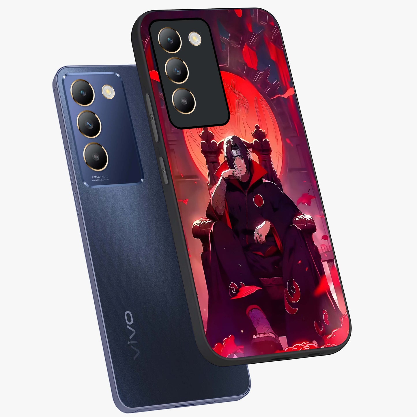 Blood Moon Sovereign Glass Case displayed in angled mockup highlighting dark celestial moon design and dramatic theme.