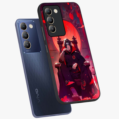 Blood Moon Sovereign Glass Case displayed in angled mockup highlighting dark celestial moon design and dramatic theme.