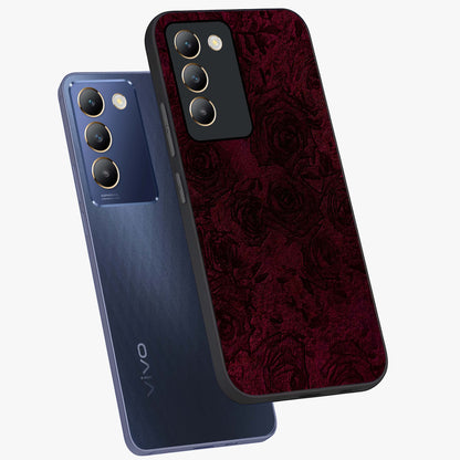 Crimson Fade Flow Glass Case displayed in angled mockup highlighting smooth gradient design with modern aesthetic style.