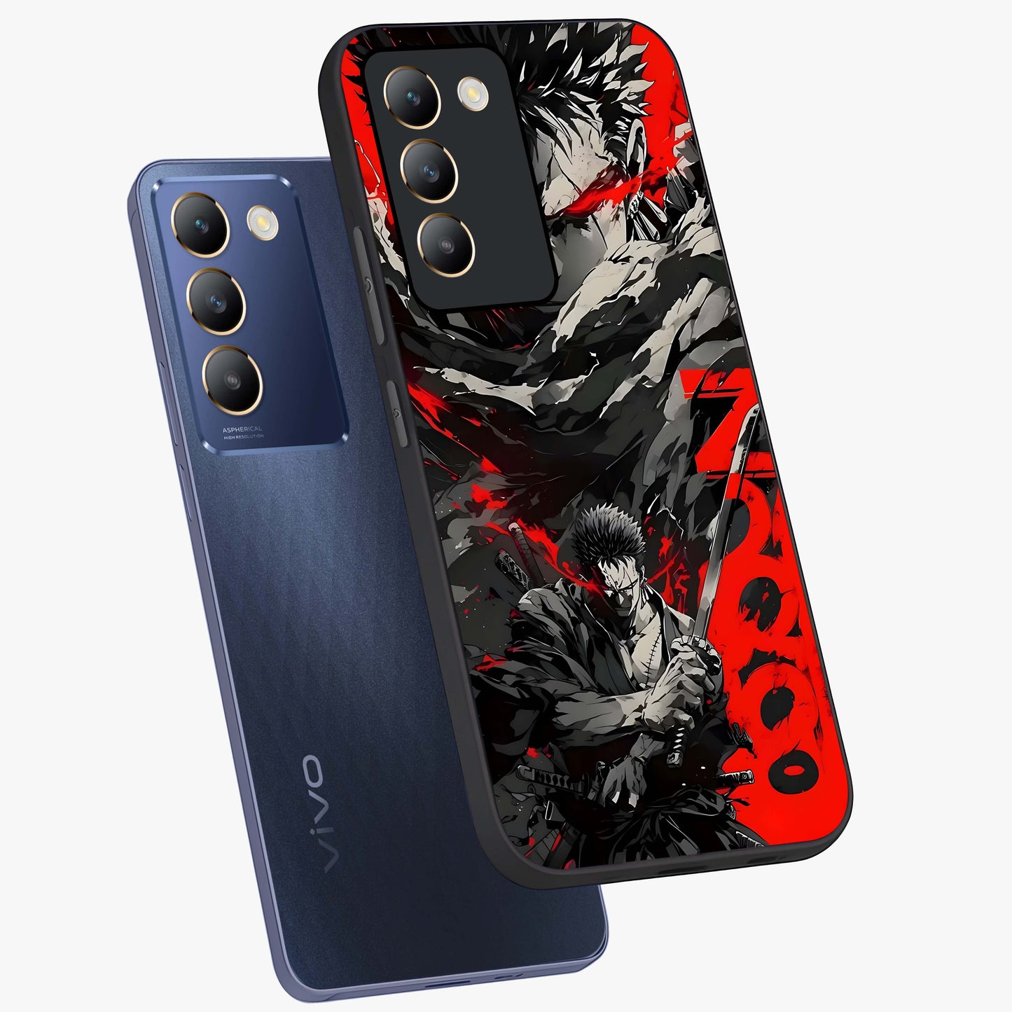Demon Sword Resolve Glass Case displayed in angled mockup highlighting powerful demon sword illustration with dark fantasy aesthetic.