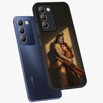 Divine Eternal Love Glass Case displayed in angled mockup highlighting elegant divine inspired design with peaceful aesthetic.