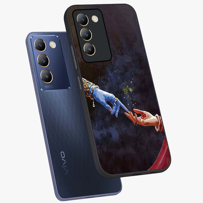 Divine Touch Eternal Glass Case displayed in angled mockup highlighting elegant divine inspired design with calm aesthetic style.