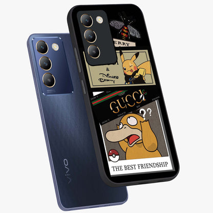 Gucci Play Mashup Glass Case displayed in angled mockup highlighting stylish fashion mashup design with bold aesthetic.