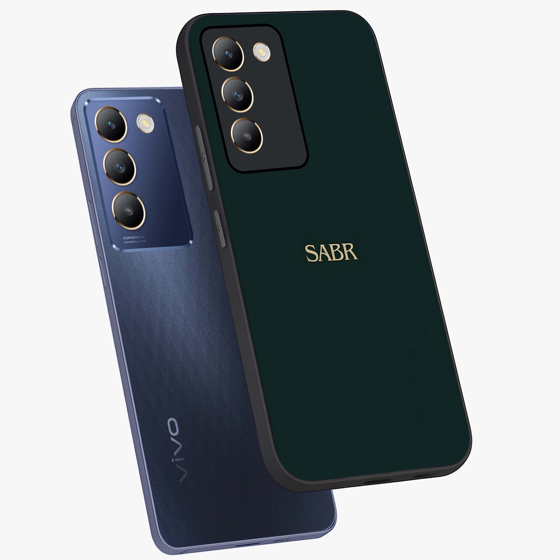 Sabr Minimal Patience Glass Case displayed in angled mockup highlighting simple inspirational design with clean aesthetic style.