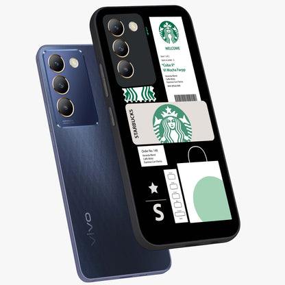 Starbucks Mocha Glass Case displayed in angled mockup highlighting stylish mocha themed design with cozy café aesthetic.