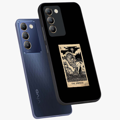 The Empress Glass Case displayed in angled mockup highlighting elegant royal design with majestic aesthetic style.