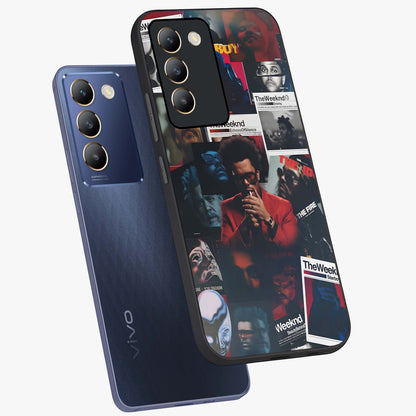 The Weeknd Glass Case displayed in angled mockup highlighting stylish pop culture inspired design with modern aesthetic.