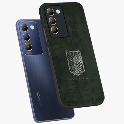 Wings Of Freedom Glass Case displayed in angled mockup highlighting graceful wing design with inspirational aesthetic.