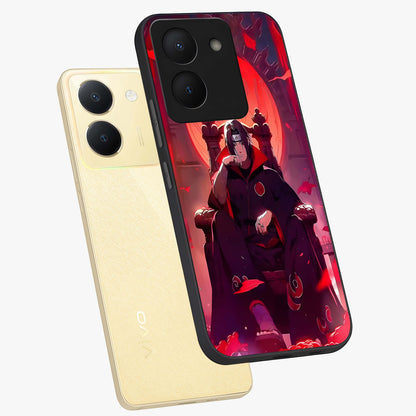 Blood Moon Sovereign Glass Case displayed in angled mockup highlighting dark celestial moon design and dramatic theme.