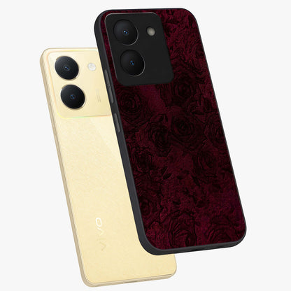 Crimson Fade Flow Glass Case displayed in angled mockup highlighting smooth gradient design with modern aesthetic style.