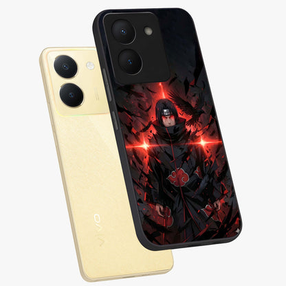 Focused Blade Discipline Glass Case displayed in angled mockup highlighting clean minimal text artwork with modern aesthetic style.