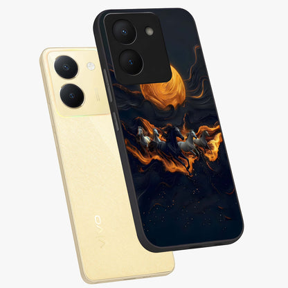 Golden Royal Heritage Glass Case displayed in angled mockup highlighting luxurious heritage design with golden aesthetic style.