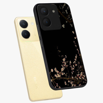 Petal Moon Light With Custom Name Glass Case displayed in angled mockup highlighting delicate petal design with custom name feature.