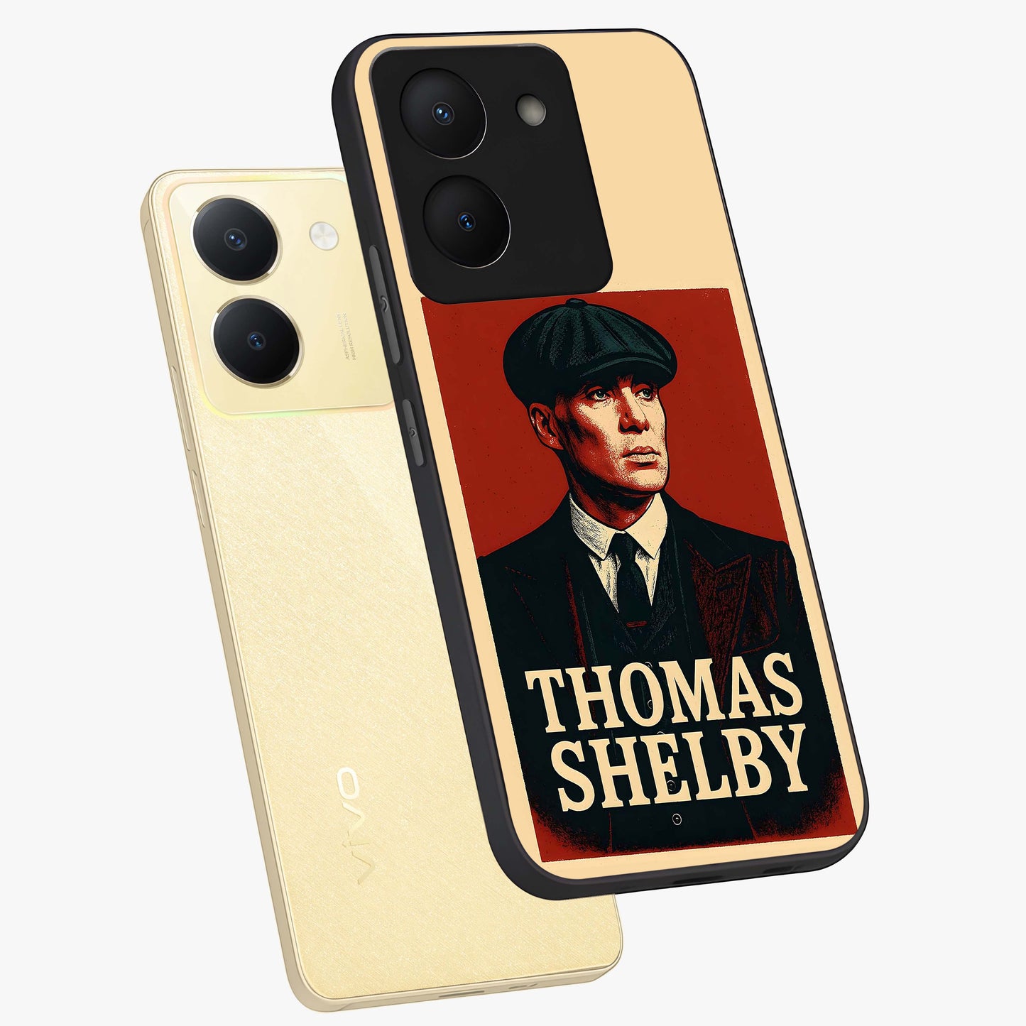 Vintage Mafia Authority Glass Case displayed in angled mockup highlighting powerful retro design with classic gangster aesthetic.