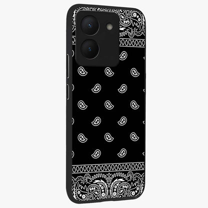 Retro Rebel Threads Glass Case upright view showcasing stylish vintage artwork with bold retro theme.