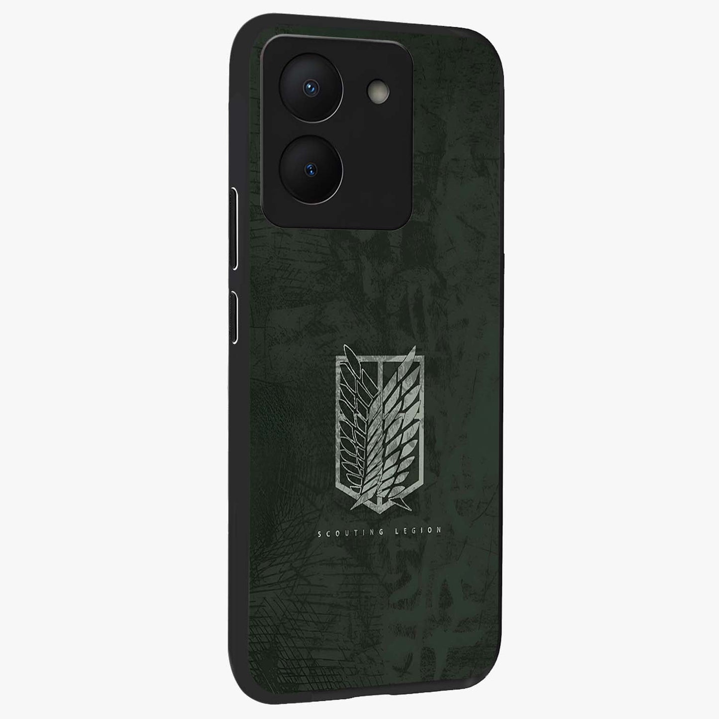 Wings Of Freedom Glass Case upright view showcasing powerful wings artwork with freedom themed design.
