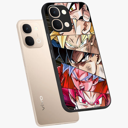 Anime Character Glass Case displayed in angled mockup highlighting colorful anime character illustration.