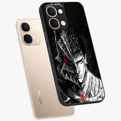 Berserker Blood Oath Glass Case displayed in angled mockup highlighting dark fantasy graphic design and powerful theme.