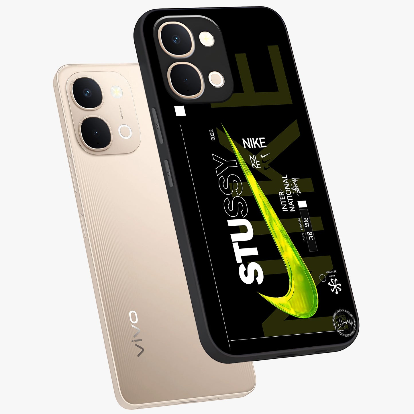 Neon Street Edition Glass Case displayed in angled mockup highlighting vibrant urban design with bold street aesthetic.