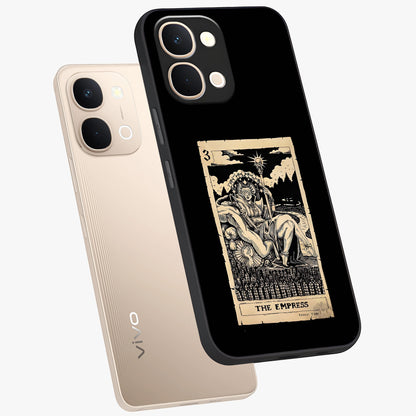 The Empress Glass Case displayed in angled mockup highlighting elegant royal design with majestic aesthetic style.