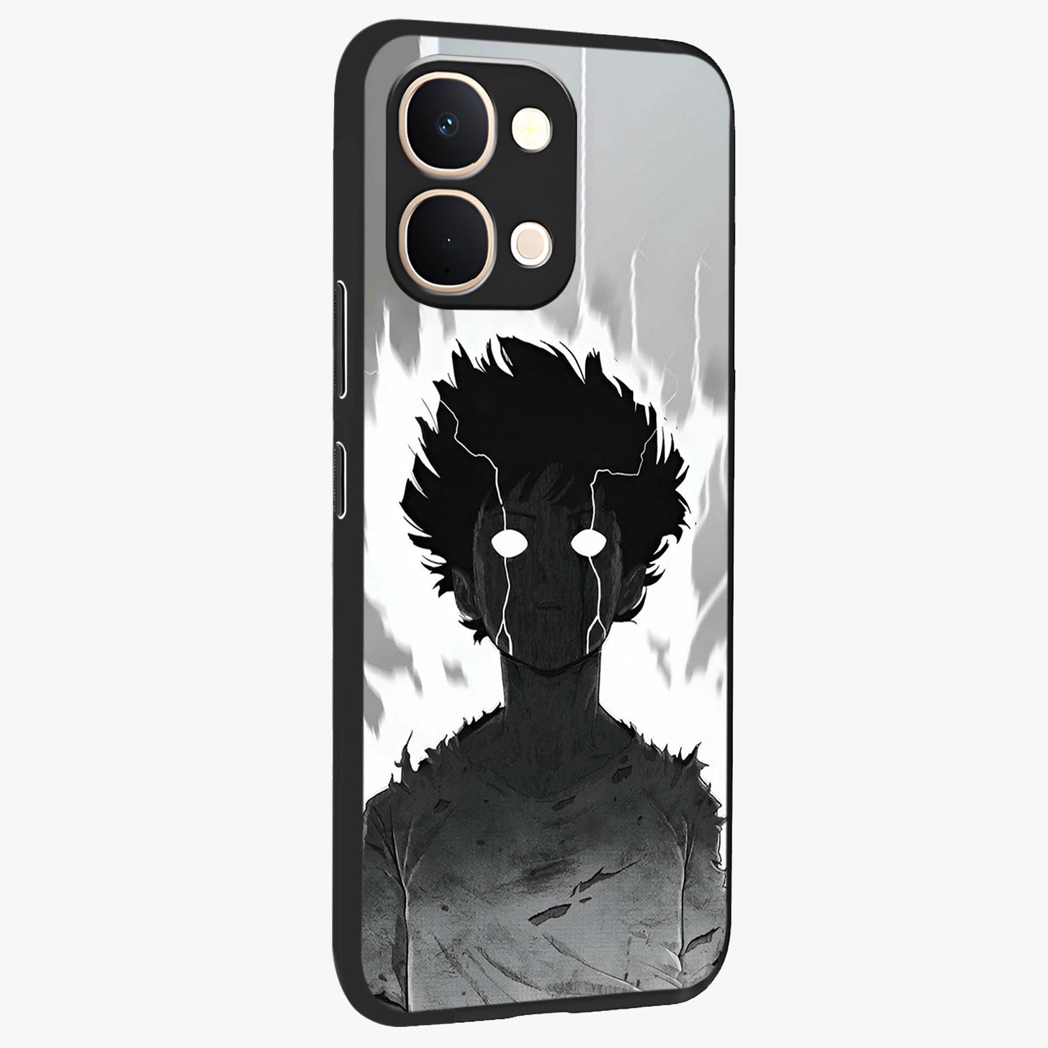 Awakened Inner Rage Glass Case upright view showcasing dramatic artwork with strong expressive aesthetic.