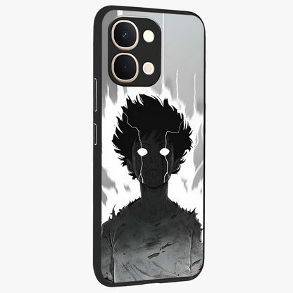 Awakened Inner Rage Glass Case upright view showcasing dramatic artwork with strong expressive aesthetic.