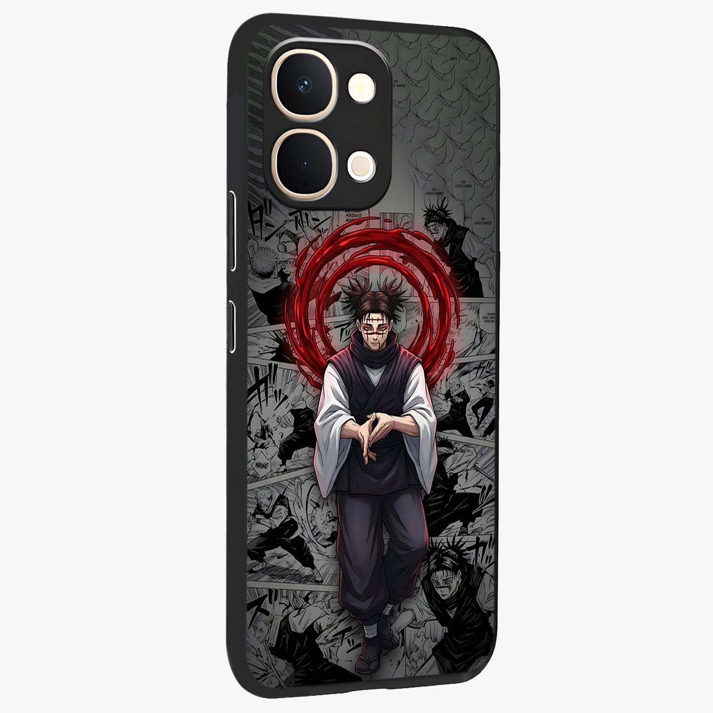 Cursed Ritual Ascension Glass Case upright view showcasing powerful ascension artwork with dark fantasy theme.