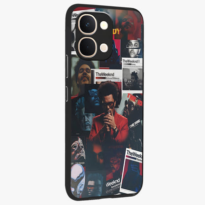 The Weeknd Glass Case upright view showcasing bold music themed artwork with contemporary artistic style.